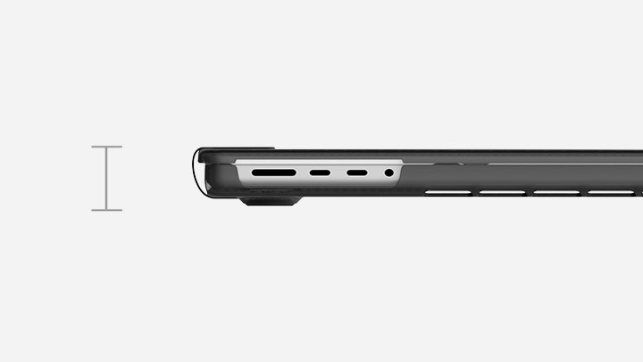 MacBook Pro 16インチ用ケースDOT耐スリムで薄いの画像