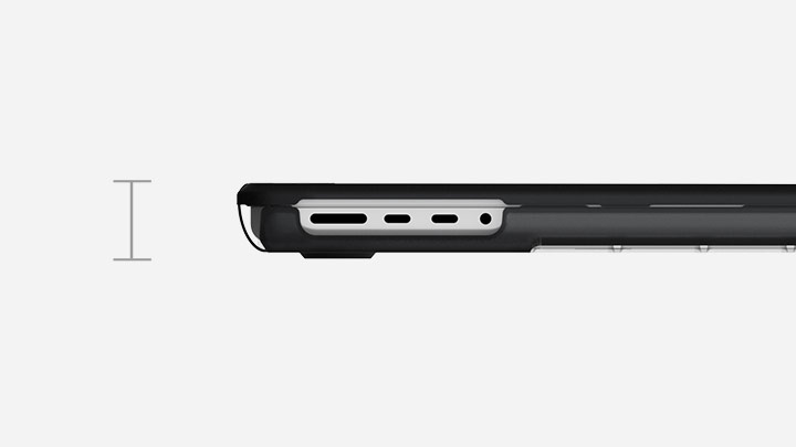MacBook Pro 14インチ用ケースPLYO肌触りの画像