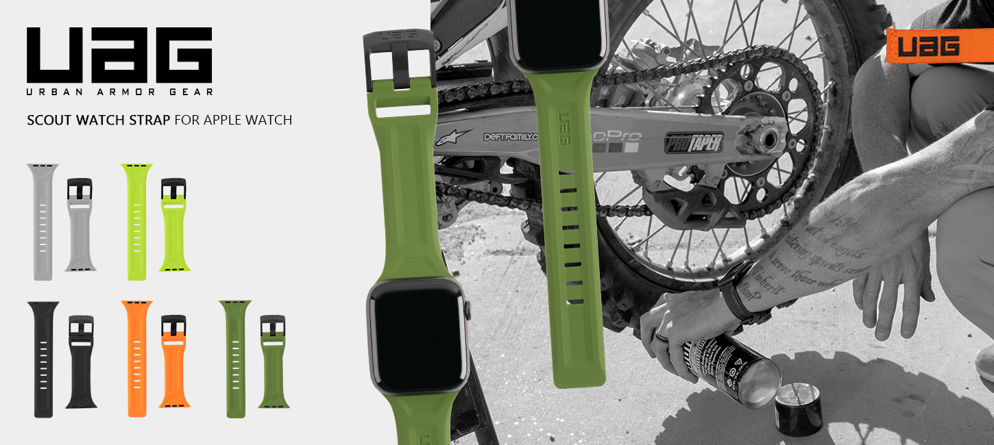 UAG Apple Watch 45/44/42mm用バンド SCOUTの製品紹介画像