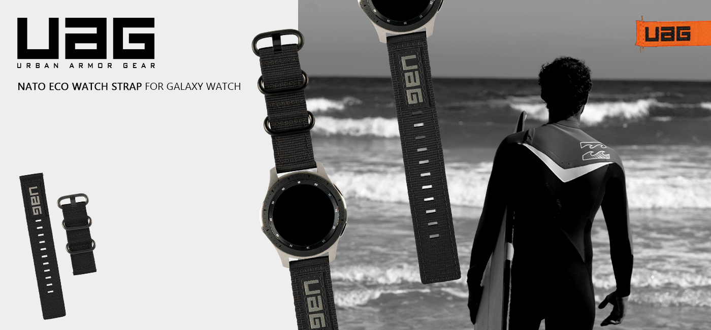 UAG Galaxy Watch 46mm用バンド NATO ECOの製品紹介画像
