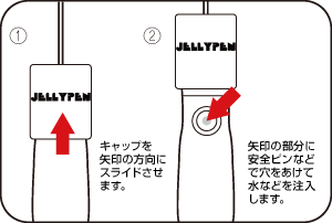 ジェリーペンの膨らませ方