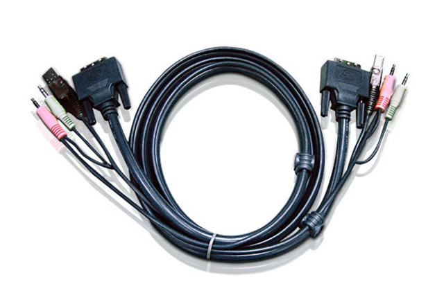 5m USB DVI-Dデュアルリンク KVMケーブル 2L-7D05UD | 製品情報 5m USB DVI-Dデュアルリンク KVMケーブル 2L-7D05UD | 製品情報