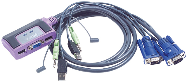 プリンストンテクノロジー ATEN社製 PS/2・USB対応4ポートKVMスイッチ CS84U/ATEN 