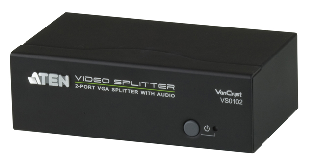 2ポート VGA・オーディオ分配器 VS0102 | 製品情報 | ATEN | プリンストン
