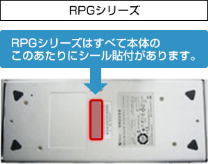 RPGシリーズのシリアル場所