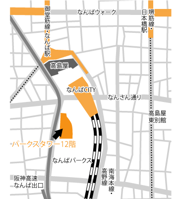 大阪支店地図