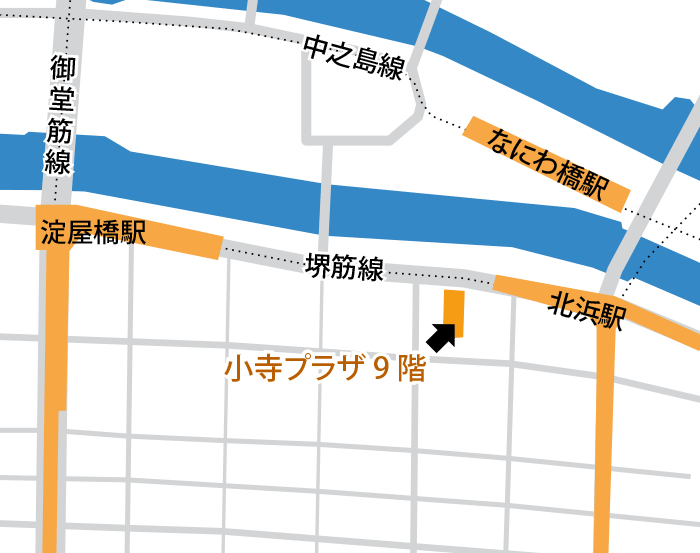 大阪支店地図