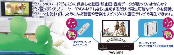 PAV-MP1 | オーディオ・映像関連 | 販売終了製品一覧 | デジタル製品