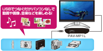 PAV-MP1L | オーディオ・映像関連 | 販売終了製品一覧 | デジタル製品 