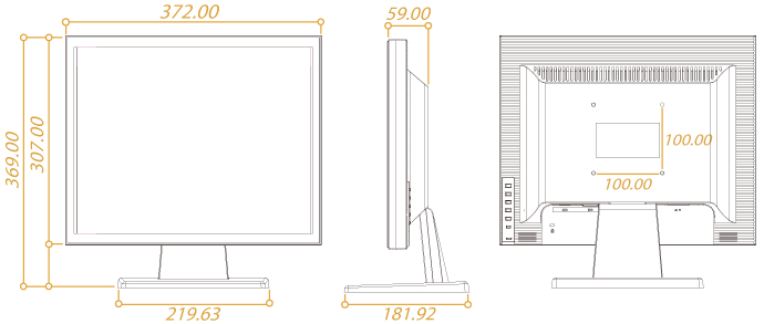 PTFWAF-17 / PTFBAF-17 | 17型 | 液晶ディスプレイ | 製品案内 | 株式 ...