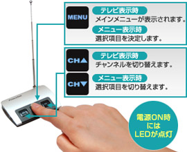 手のひらサイズでコンパクト