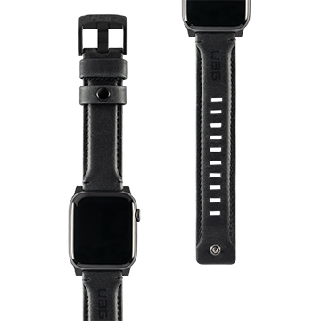 UAG Apple Watch 45/44/42mm用バンド LEATHER | ウェアラブル端末関連 