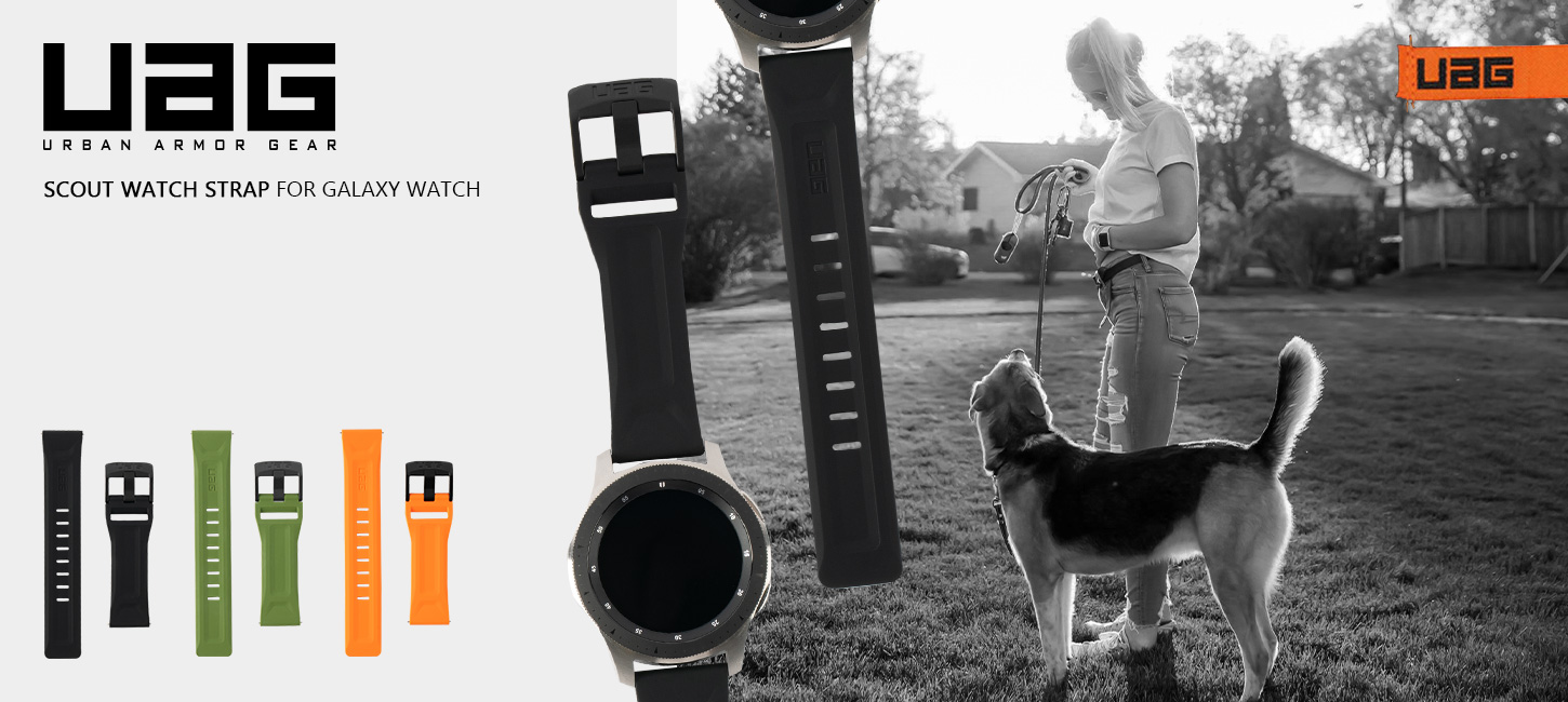 UAG Galaxy Watch用バンド46mm SCOUTの製品紹介画像